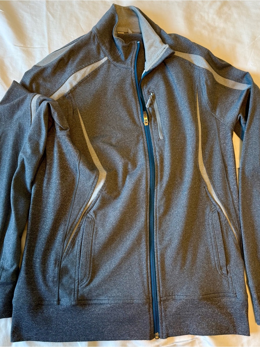 Lululemon Gray Full-Zip Athletic Jacket